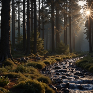 Amazing Digital Graphics Art Collection - Natural Forests Graphic Textures Designs