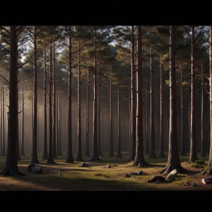 Amazing Digital Graphics Art Collection - Natural Forests Graphic Textures Designs