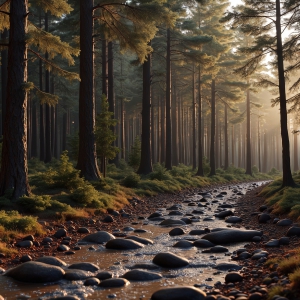 Amazing Digital Graphics Art Collection - Natural Forests Graphic Textures Designs