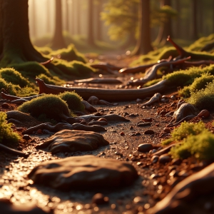 Amazing Digital Graphics Art Collection - Natural Forests Graphic Textures Designs