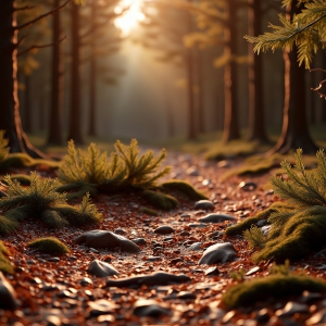Amazing Digital Graphics Art Collection - Natural Forests Graphic Textures Designs