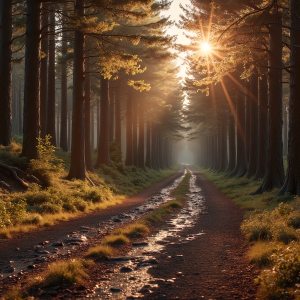 Amazing Digital Graphics Art Collection - Natural Forests Graphic Textures Designs