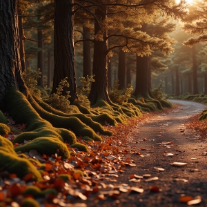 Amazing Digital Graphics Art Collection - Natural Forests Graphic Textures Designs