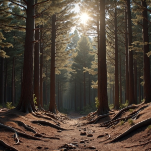 Amazing Digital Graphics Art Collection - Natural Forests Graphic Textures Designs