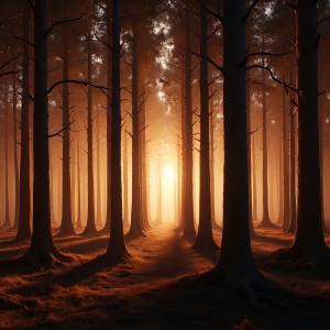 Amazing Digital Graphics Art Collection - Natural Forests Graphic Textures Designs