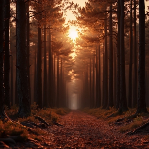 Amazing Digital Graphics Art Collection - Natural Forests Graphic Textures Designs