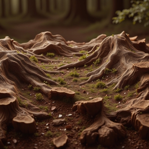 Amazing Digital Graphics Art Collection - Natural Forests Graphic Textures Designs