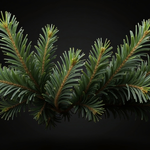 Amazing Digital Graphics Art Collection - Natural Green Pines & Leaves Artistic Graphic Textures Designs