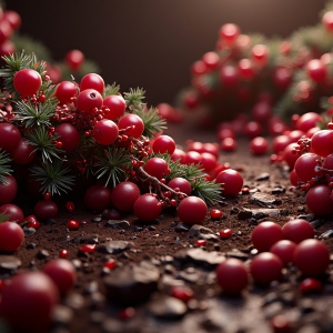 Amazing Digital Graphics Art Collection - Natural Green Pines & Leaves Artistic Graphic Textures Designs