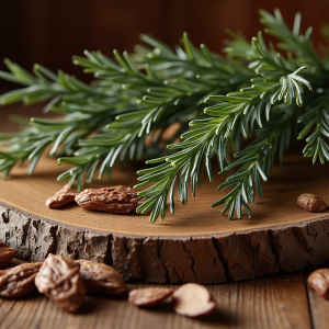 Amazing Digital Graphics Art Collection - Natural Green Pines & Leaves Artistic Graphic Textures Designs