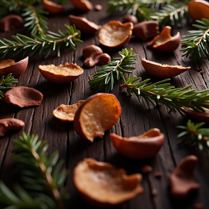 Amazing Digital Graphics Art Collection - Natural Green Pines & Leaves Artistic Graphic Textures Designs