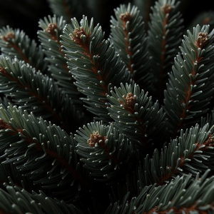 Amazing Digital Graphics Art Collection - Natural Green Pines & Leaves Artistic Graphic Textures Designs