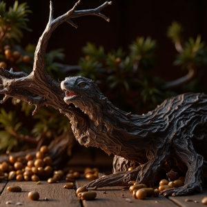 Amazing Digital Graphics Art Collection - Natural Green Pines & Leaves Artistic Graphic Textures Designs