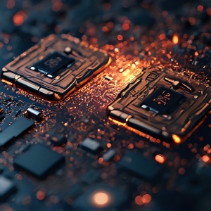 Amazing Graphics Art Collection: Copper & Black Technology - HD Desktop Wallpaper & Backgrounds.