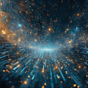 Amazing Graphics Art Collection: Gold, Blue, & Black Technology - HD Desktop Wallpaper & Backgrounds.