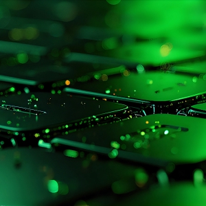 Amazing Graphics Art Collection: Modern Technology Green & Black - HD Desktop Wallpaper & Backgrounds.