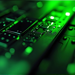 Amazing Graphics Art Collection: Modern Technology Green & Black - HD Desktop Wallpaper & Backgrounds.