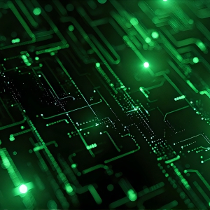 Amazing Graphics Art Collection: Modern Technology Green & Black - HD Desktop Wallpaper & Backgrounds.