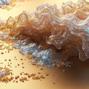 Amazing Digital Graphics Art Collection - Gold Artistic Graphic Textures Designs