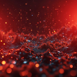 Amazing Digital Graphics Art Collection - Red Artistic Graphic Textures Designs