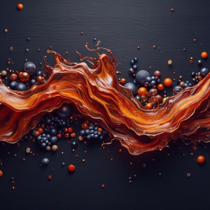 Amazing Digital Graphics Art Collection - Red Artistic Graphic Textures Designs