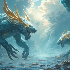 Amazing Alien Life forms and Planets. Fantasy Photographs, by Art by Innovation. Vibrant and detailed, high-resolution quality rendering of fantasy worlds with amazing creatures, both the fauna and flora, that might exist on alien worlds.