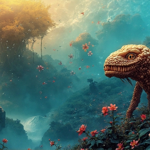 Amazing Alien Life forms and Planets. Fantasy Photographs, by Art by Innovation. Vibrant and detailed, high-resolution quality rendering of fantasy worlds with amazing creatures, both the fauna and flora, that might exist on alien worlds.