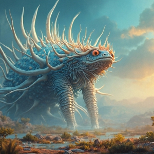 Amazing Alien Life forms and Planets. Fantasy Photographs, by Art by Innovation. Vibrant and detailed, high-resolution quality rendering of fantasy worlds with amazing creatures, both the fauna and flora, that might exist on alien worlds.