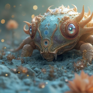 Amazing Alien Life forms and Planets. Fantasy Photographs, by Art by Innovation. Vibrant and detailed, high-resolution quality rendering of fantasy worlds with amazing creatures, both the fauna and flora, that might exist on alien worlds.