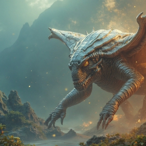 Amazing Alien Life forms and Planets. Fantasy Photographs, by Art by Innovation. Vibrant and detailed, high-resolution quality rendering of fantasy worlds with amazing creatures, both the fauna and flora, that might exist on alien worlds.