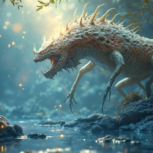 Amazing Alien Life forms and Planets. Fantasy Photographs, by Art by Innovation. Vibrant and detailed, high-resolution quality rendering of fantasy worlds with amazing creatures, both the fauna and flora, that might exist on alien worlds.