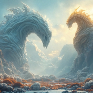 Amazing Alien Life forms and Planets. Fantasy Photographs, by Art by Innovation. Vibrant and detailed, high-resolution quality rendering of fantasy worlds with amazing creatures, both the fauna and flora, that might exist on alien worlds.