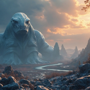 Amazing Alien Life forms and Planets. Fantasy Photographs, by Art by Innovation. Vibrant and detailed, high-resolution quality rendering of fantasy worlds with amazing creatures, both the fauna and flora, that might exist on alien worlds.