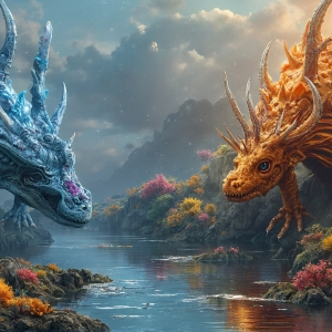 Amazing Alien Life forms and Planets. Fantasy Photographs, by Art by Innovation. Vibrant and detailed, high-resolution quality rendering of fantasy worlds with amazing creatures, both the fauna and flora, that might exist on alien worlds.