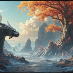 Amazing Alien Life forms and Planets. Fantasy Photographs, by Art by Innovation. Vibrant and detailed, high-resolution quality rendering of fantasy worlds with amazing creatures, both the fauna and flora, that might exist on alien worlds.