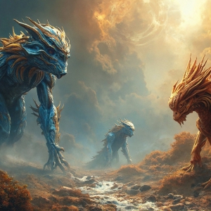 Amazing Alien Life forms and Planets. Fantasy Photographs, by Art by Innovation. Vibrant and detailed, high-resolution quality rendering of fantasy worlds with amazing creatures, both the fauna and flora, that might exist on alien worlds.