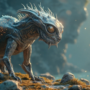 Amazing Alien Life forms and Planets. Fantasy Photographs, by Art by Innovation. Vibrant and detailed, high-resolution quality rendering of fantasy worlds with amazing creatures, both the fauna and flora, that might exist on alien worlds.