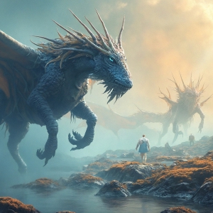 Amazing Alien Life forms and Planets. Fantasy Photographs, by Art by Innovation. Vibrant and detailed, high-resolution quality rendering of fantasy worlds with amazing creatures, both the fauna and flora, that might exist on alien worlds.