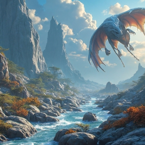 Amazing Alien Life forms and Planets. Fantasy Photographs, by Art by Innovation. Vibrant and detailed, high-resolution quality rendering of fantasy worlds with amazing creatures, both the fauna and flora, that might exist on alien worlds.