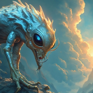 Amazing Alien Life forms and Planets. Fantasy Photographs, by Art by Innovation. Vibrant and detailed, high-resolution quality rendering of fantasy worlds with amazing creatures, both the fauna and flora, that might exist on alien worlds.