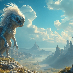 Amazing Alien Life forms and Planets. Fantasy Photographs, by Art by Innovation. Vibrant and detailed, high-resolution quality rendering of fantasy worlds with amazing creatures, both the fauna and flora, that might exist on alien worlds.