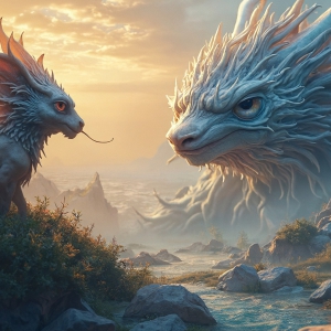 Amazing Alien Life forms and Planets. Fantasy Photographs, by Art by Innovation. Vibrant and detailed, high-resolution quality rendering of fantasy worlds with amazing creatures, both the fauna and flora, that might exist on alien worlds.