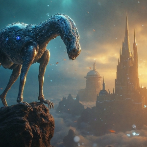 Amazing Alien Life forms and Planets. Fantasy Photographs, by Art by Innovation. Vibrant and detailed, high-resolution quality rendering of fantasy worlds with amazing creatures, both the fauna and flora, that might exist on alien worlds.