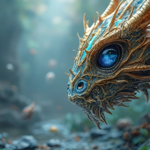 Amazing Alien Life forms and Planets. Fantasy Photographs, by Art by Innovation. Vibrant and detailed, high-resolution quality rendering of fantasy worlds with amazing creatures, both the fauna and flora, that might exist on alien worlds.