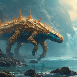 Amazing Alien Life forms and Planets. Fantasy Photographs, by Art by Innovation. Vibrant and detailed, high-resolution quality rendering of fantasy worlds with amazing creatures, both the fauna and flora, that might exist on alien worlds.