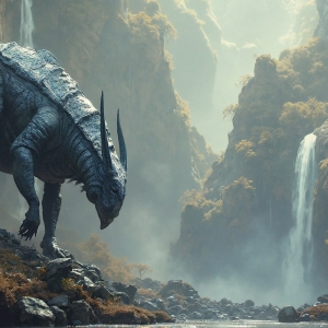 Amazing Alien Life forms and Planets. Fantasy Photographs, by Art by Innovation. Vibrant and detailed, high-resolution quality rendering of fantasy worlds with amazing creatures, both the fauna and flora, that might exist on alien worlds.