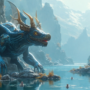 Amazing Alien Life forms and Planets. Fantasy Photographs, by Art by Innovation. Vibrant and detailed, high-resolution quality rendering of fantasy worlds with amazing creatures, both the fauna and flora, that might exist on alien worlds.