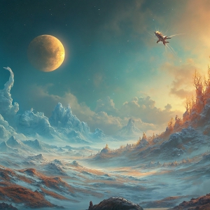 Amazing Alien Life forms and Planets. Fantasy Photographs, by Art by Innovation. Vibrant and detailed, high-resolution quality rendering of fantasy worlds with amazing creatures, both the fauna and flora, that might exist on alien worlds.