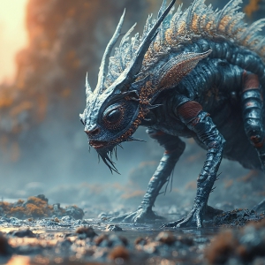 Amazing Alien Life forms and Planets. Fantasy Photographs, by Art by Innovation. Vibrant and detailed, high-resolution quality rendering of fantasy worlds with amazing creatures, both the fauna and flora, that might exist on alien worlds.