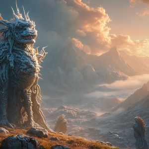 Amazing Alien Life forms and Planets. Fantasy Photographs, by Art by Innovation. Vibrant and detailed, high-resolution quality rendering of fantasy worlds with amazing creatures, both the fauna and flora, that might exist on alien worlds.